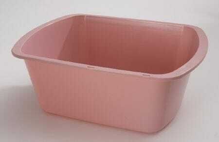 McKesson Wash Basin, Plastic, 8 Quart, Rectangle, Case of 50