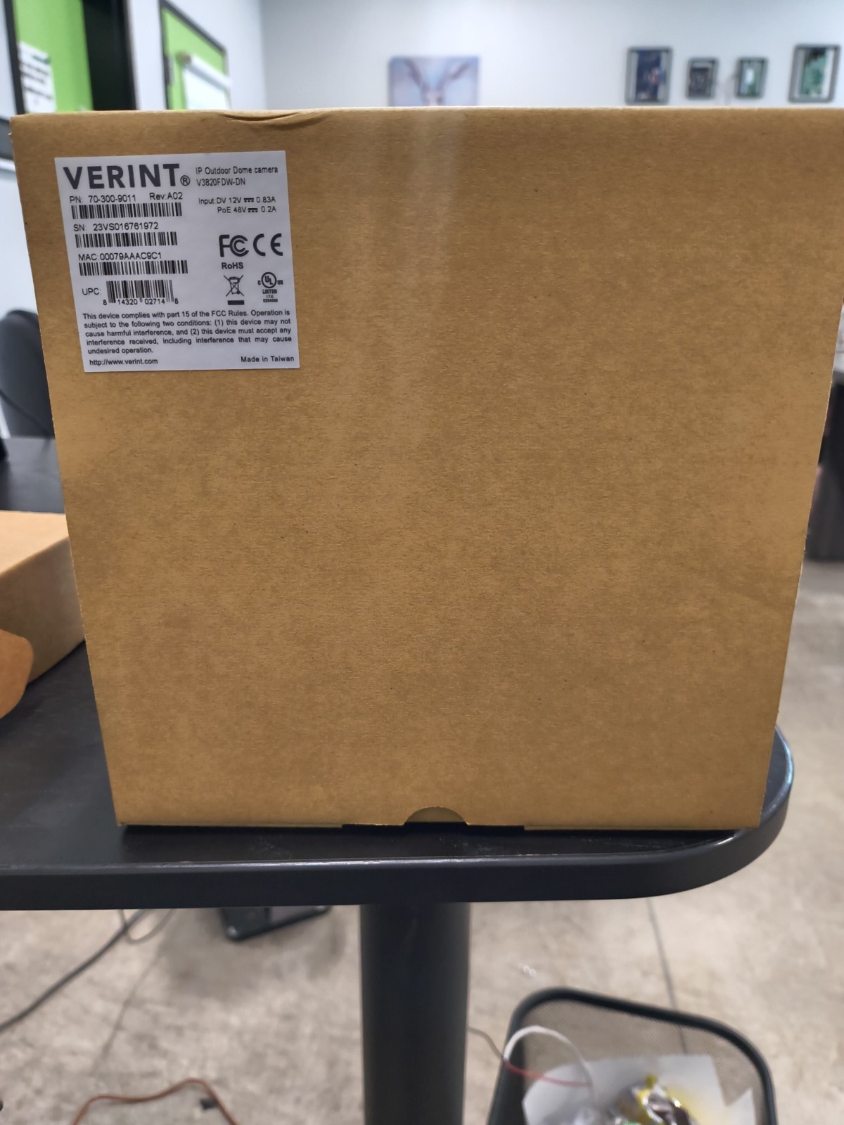 VERINT V3820FDW-DN IP OUTDOOR DOME CAMERA (70-300-9011)