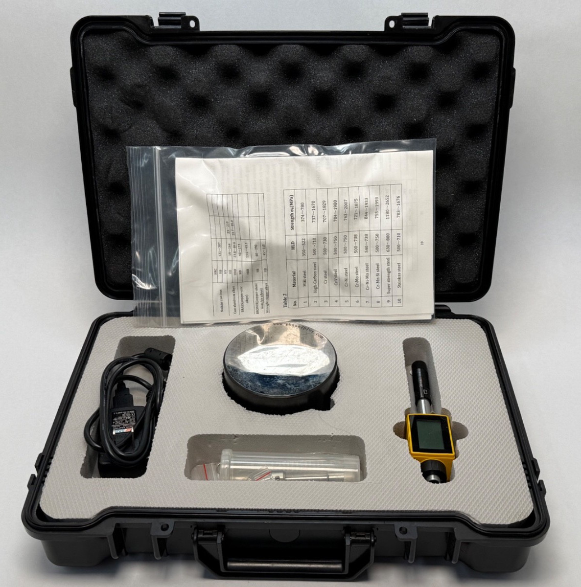 National-Calibration PHT-3300 Portable Hardness Tester Phase II