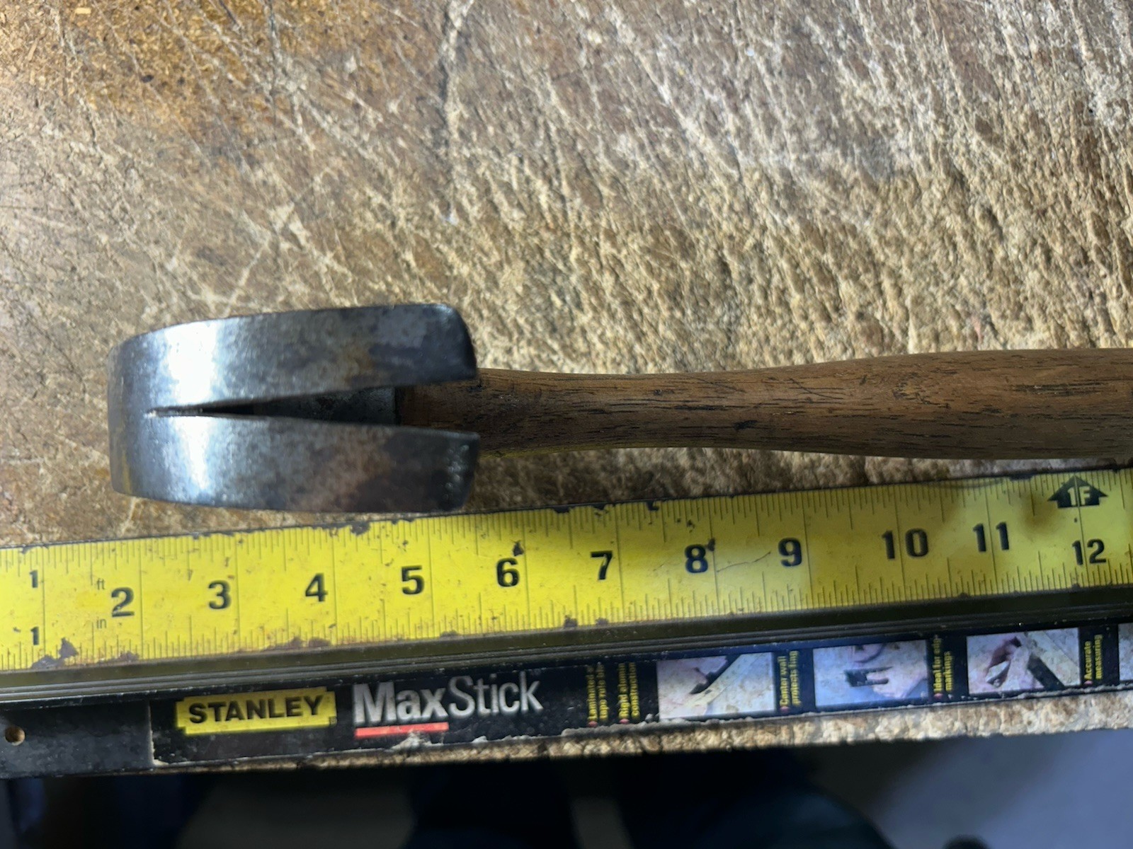 HTF FULTON Nickel Plated Claw Hammer