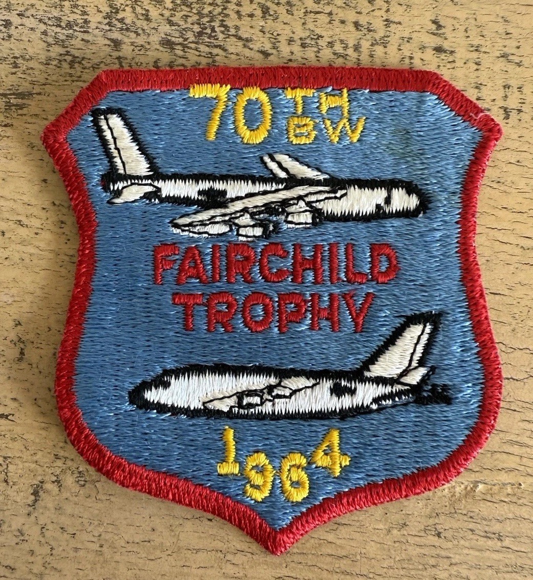 USAF Fairchild Trophy Patch 1964 70th BW