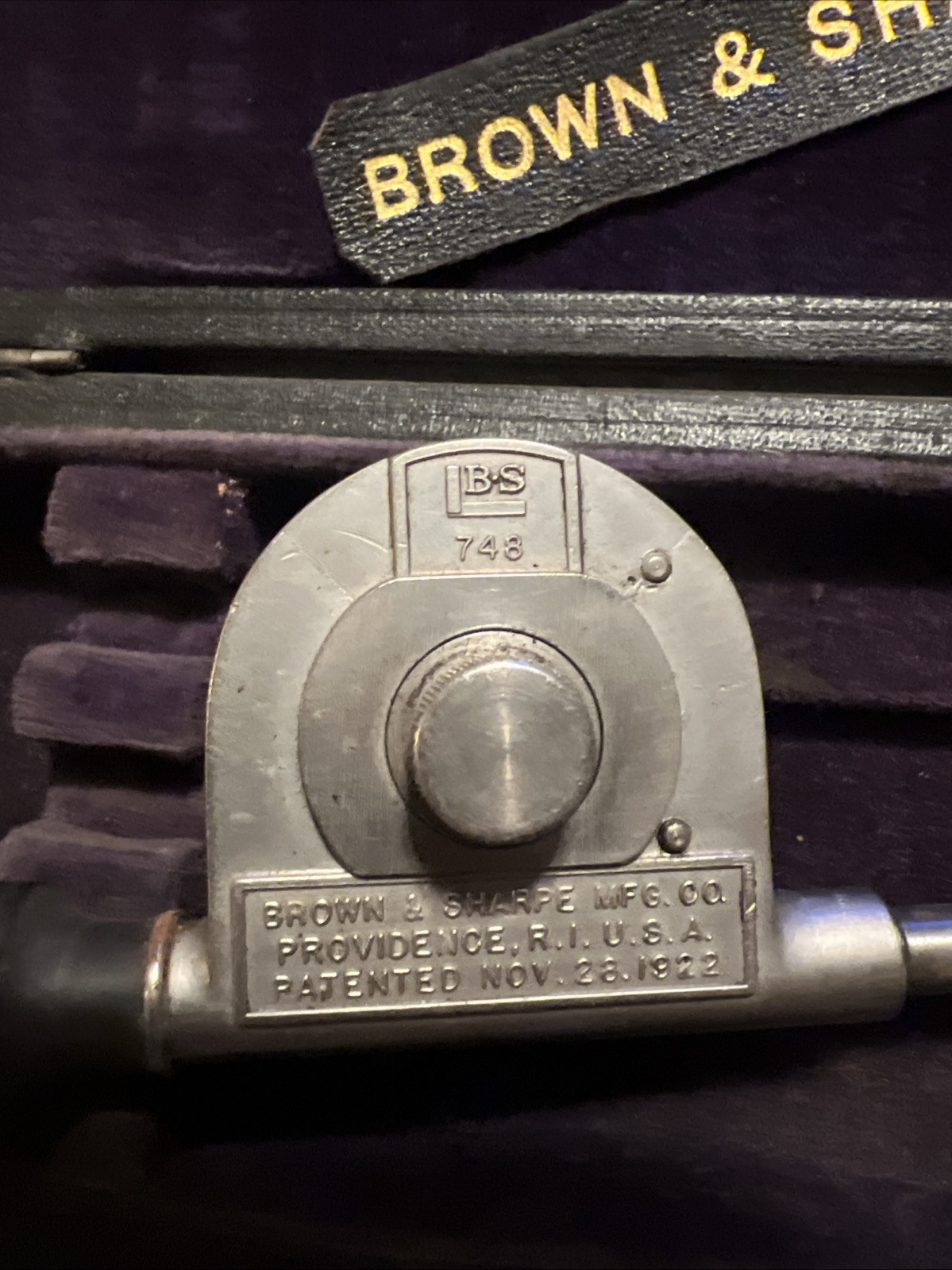 Brown & Sharpe 748 Calipers speed indicator