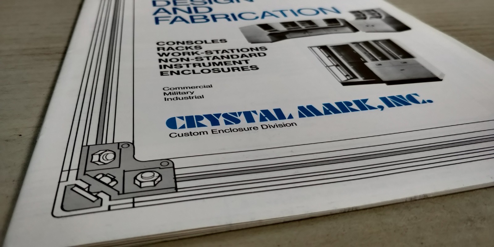 1991 Crystal Mark Inc. Custom enclosure design and fabrication Catalog C2