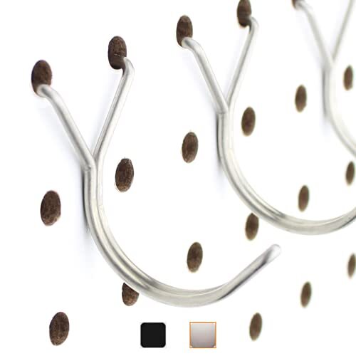 50 Pack 1.5 Inch Pegboard J Hooks for Hanging Jewelry Necklaces Keys Small Tools