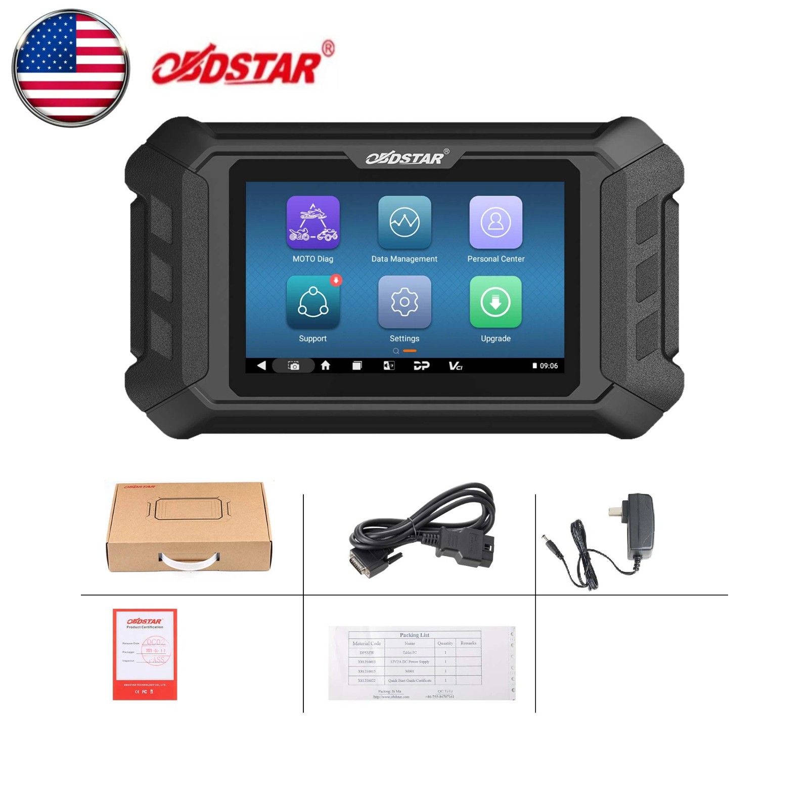 OBDSTAR ISCAN for TRIUMPH Motorcycle Diagnostic Tool Code Reading, Clearing US