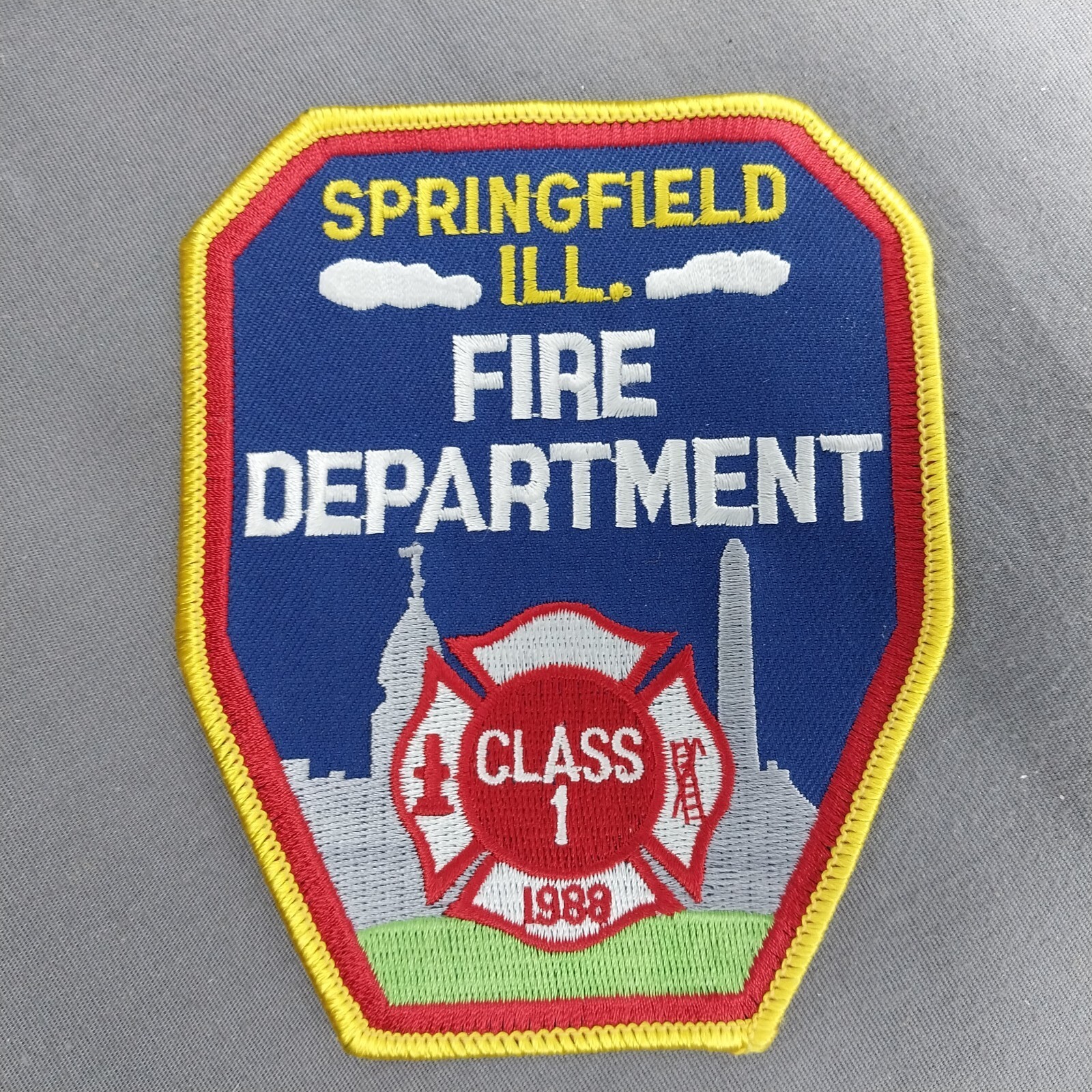 Springfield IL Illinois Class 1 5" Shoulder Patch
