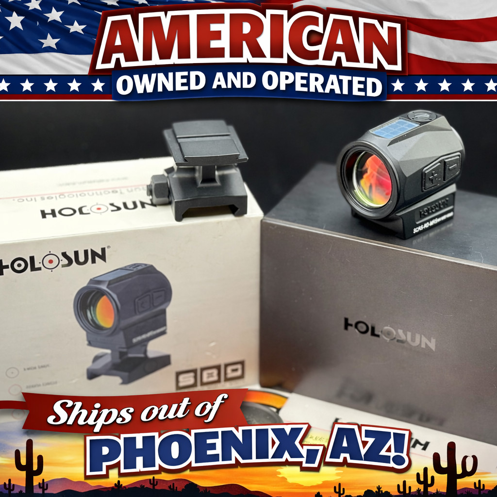 Holosun SCRS-RD-MRS Solar Charging Multi Reticle Red Circle Dot Sight