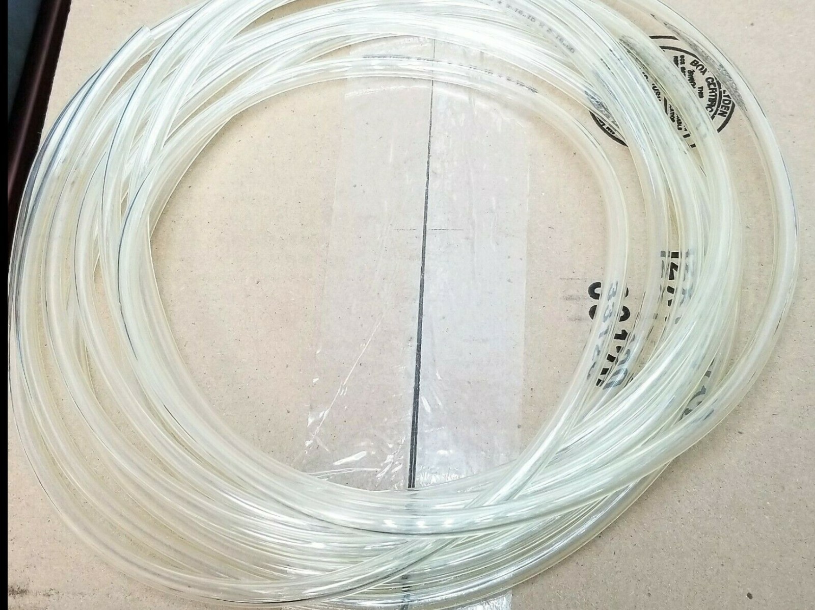 20 Feet 5mm 3/16" Fuel, Air, Vacuum Hose/Line/Pipe/Tube Food Grade Crystal Clear