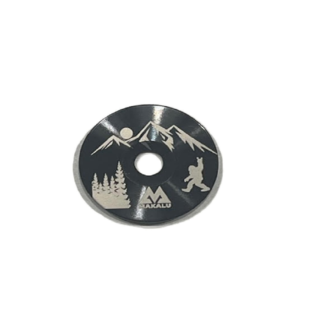 Makalu Sasquatch (Big Foot) Custom Stem Top Cap Peace-Black