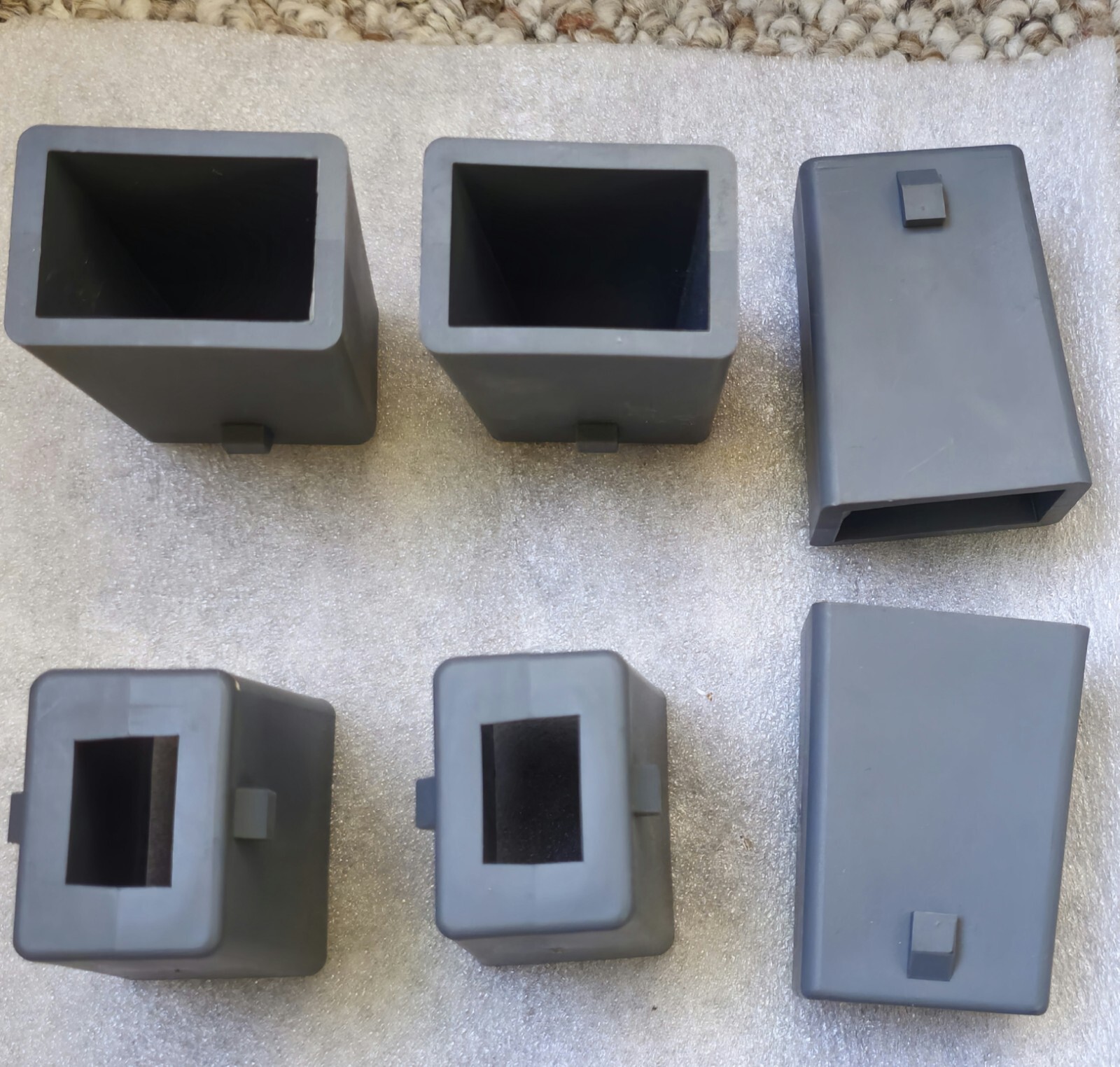 6pcs Steel Mill Accessories  Engot Molds 1:43