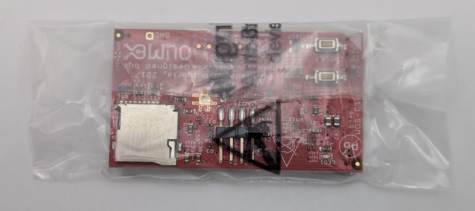 NEW Olimex A13-SOM-512 G1 Linux Android System on Module - A13 Cortex-A8 ARM CPU