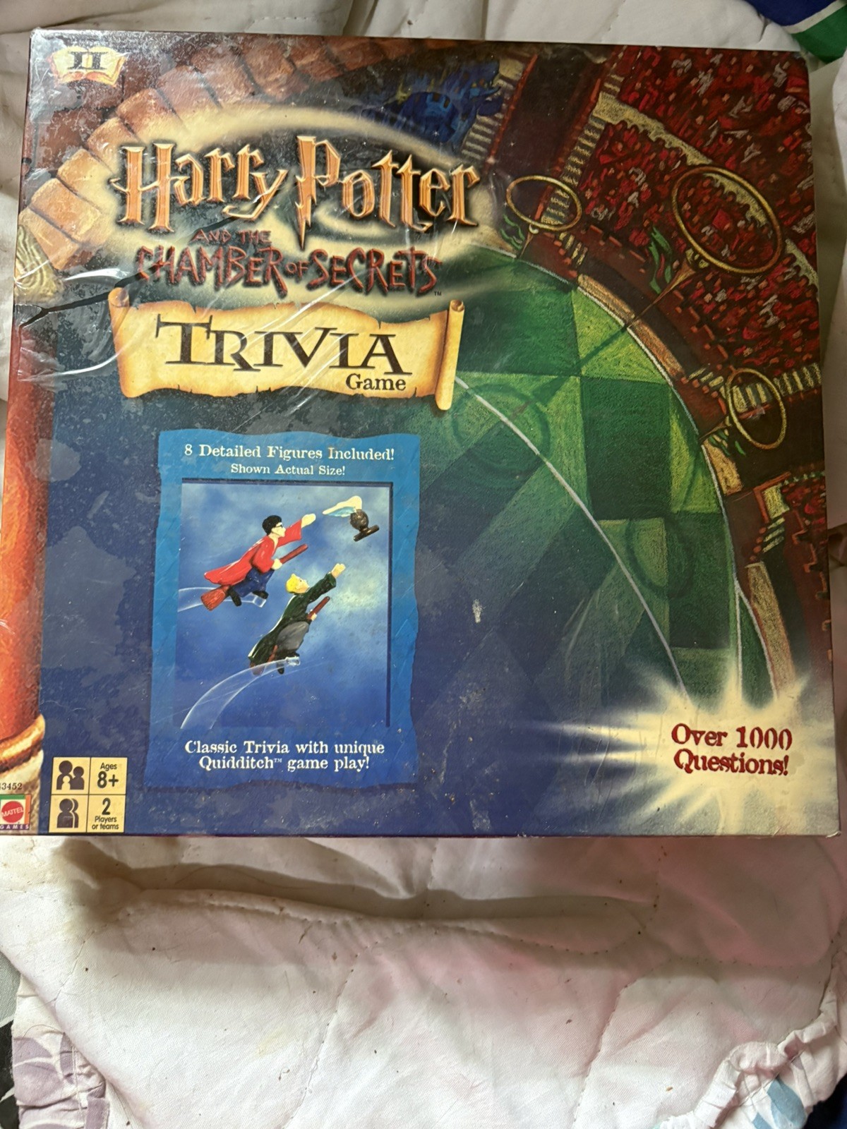 Harry Potter and the Chamber of Secrets Trivia Game Mattel 2002 Sealed!