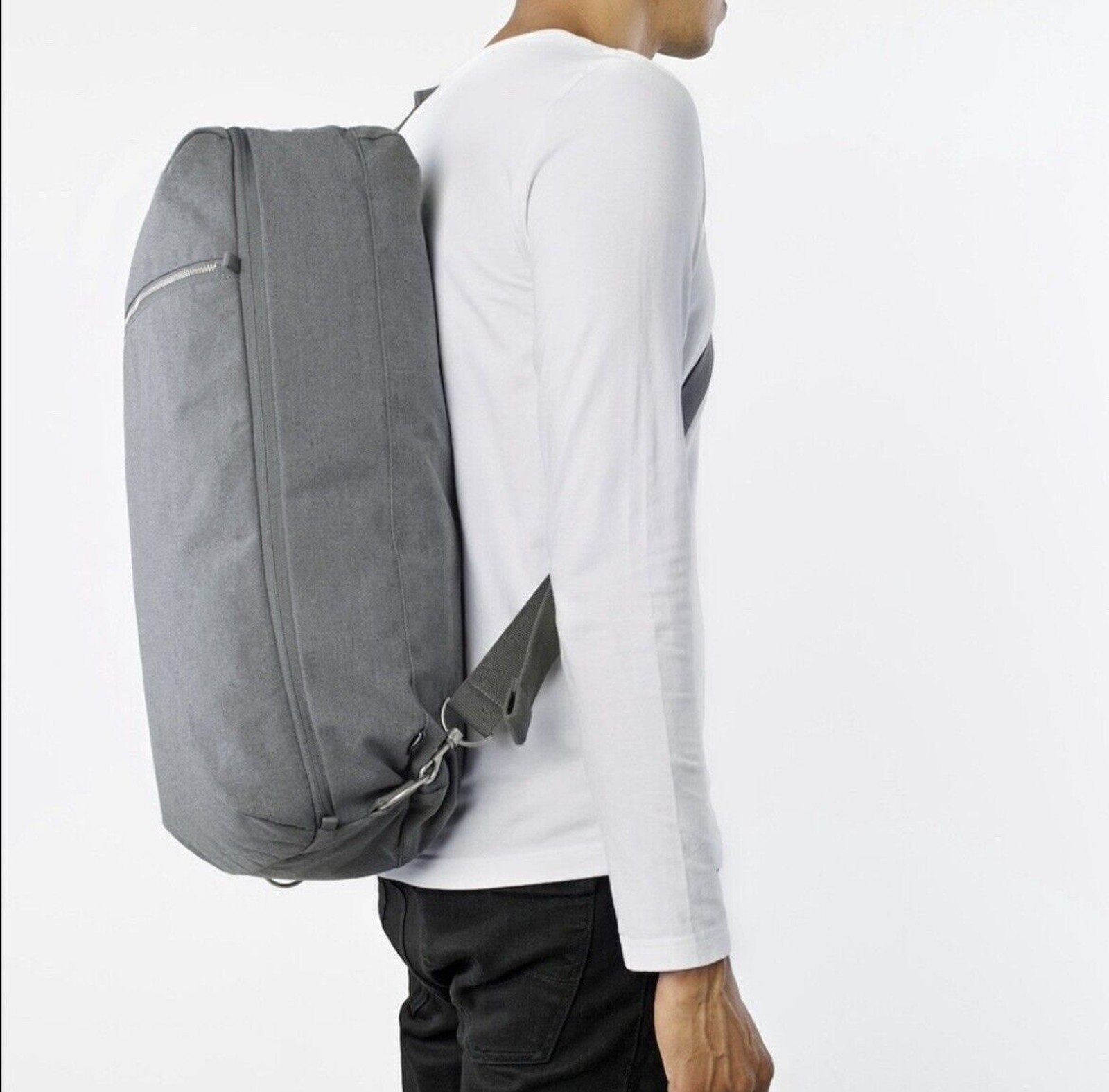 IKEA Forenkla Laptop Messenger Commuter Grey Bag W/ Shoulder Strap