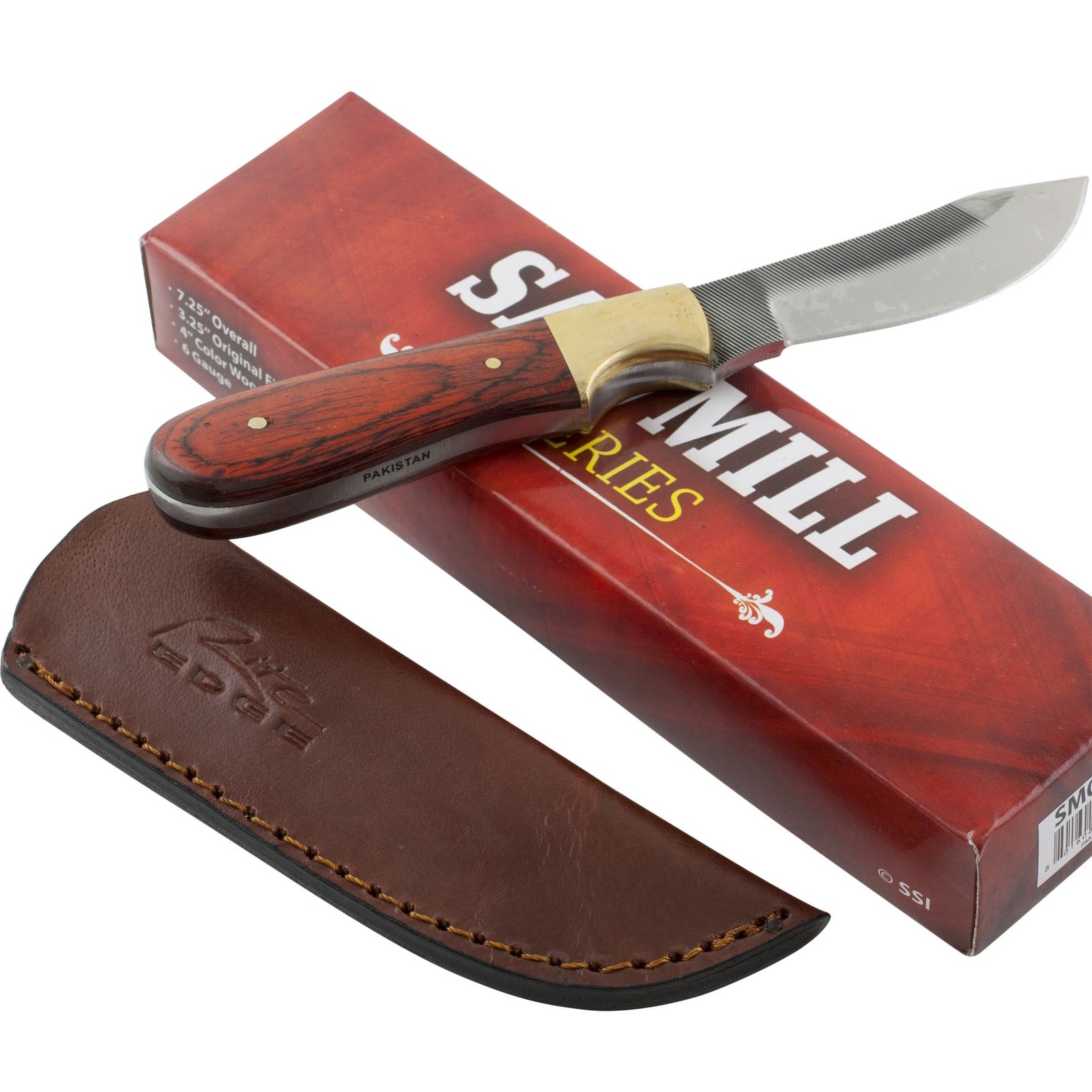Sawmill Filework Pakkawood Skinner Fixed Blade Knife SM0025 Full Tang