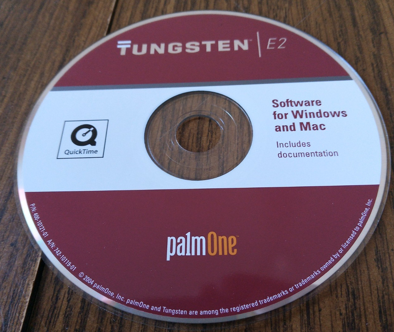 Tungsten E2 Software Installation CD For Windows PC's(2004 PalmOne Inc.)