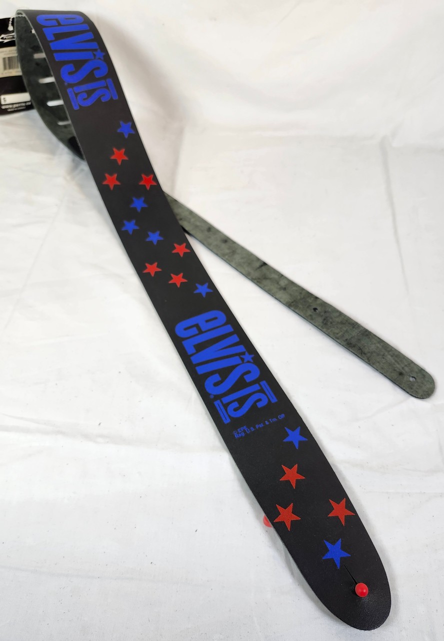 Perri's Leather P25EPSS-853 Elvis Presley Silk Screen Elvis Is Star 2.5” Leather