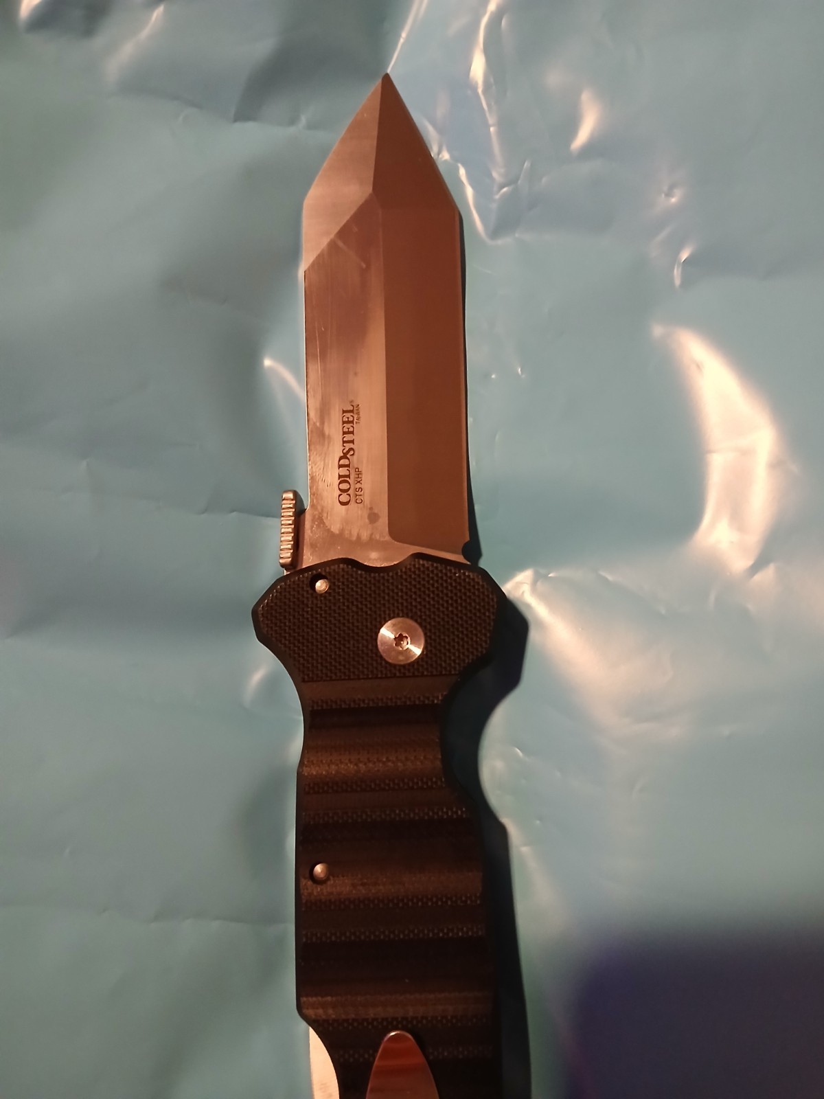 Cold Steel Immortal Folding Knife CTS XHP Black G10 Steel Blade