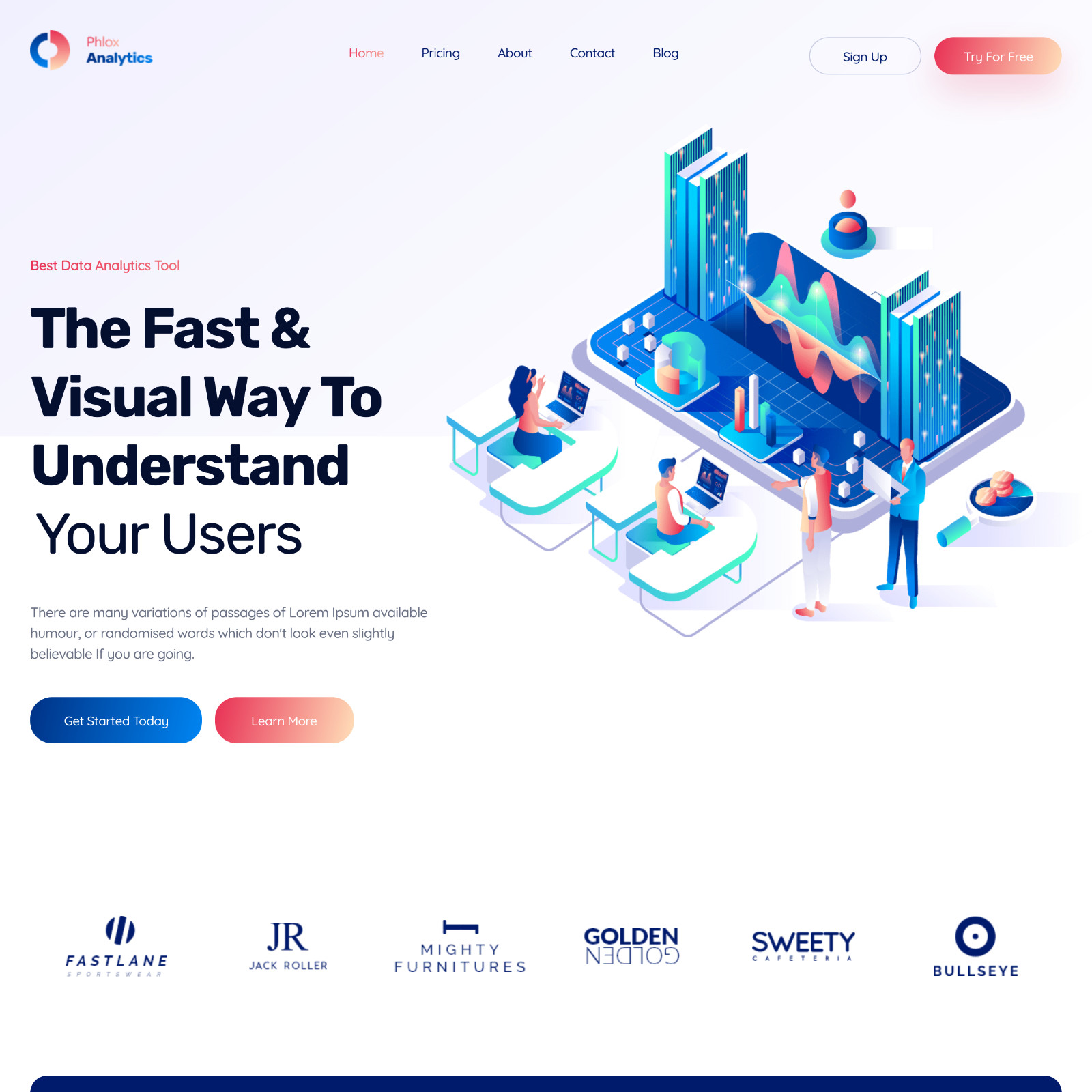 Analytics Tool Website Design with Free VPS Web Hosting and Installation