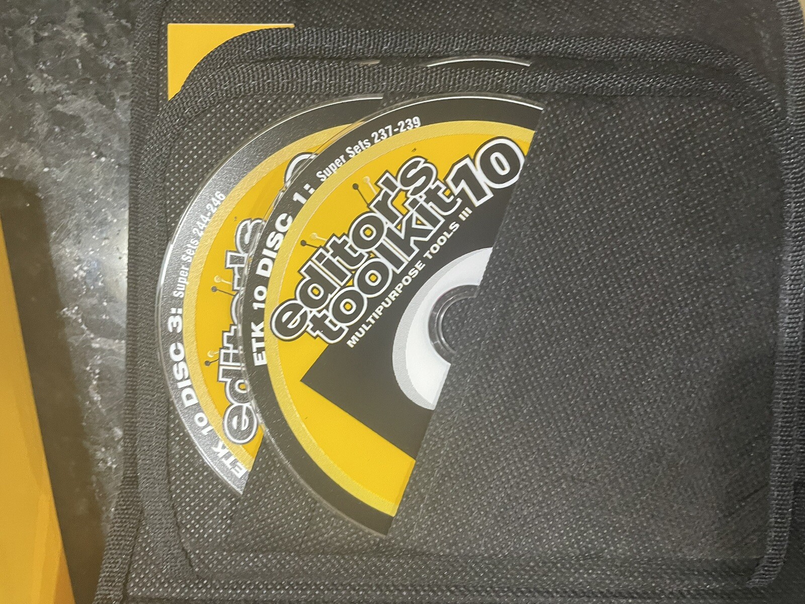 Editor's Toolkit 10 Multipurpose Tools III DVD Set Digital Juice Preowned