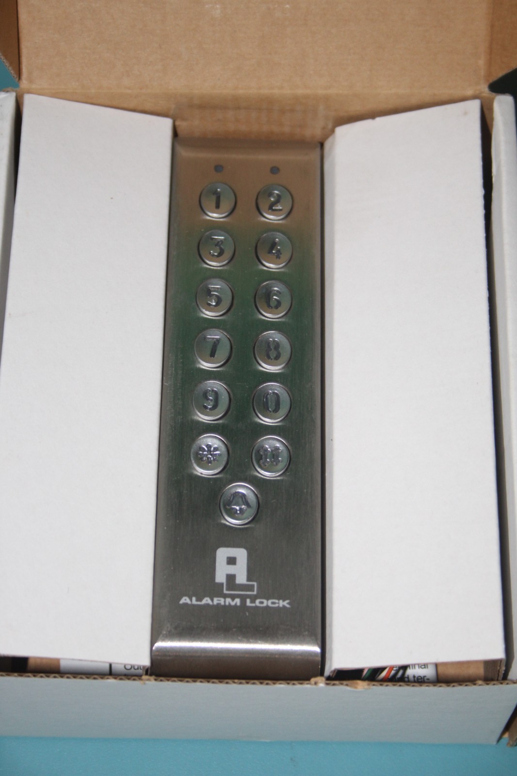 ALARM LOCK A-100IMWP SS MULLION PUSHBUTTON CONTROL KEYPAD 12/24V AC/DC NEW