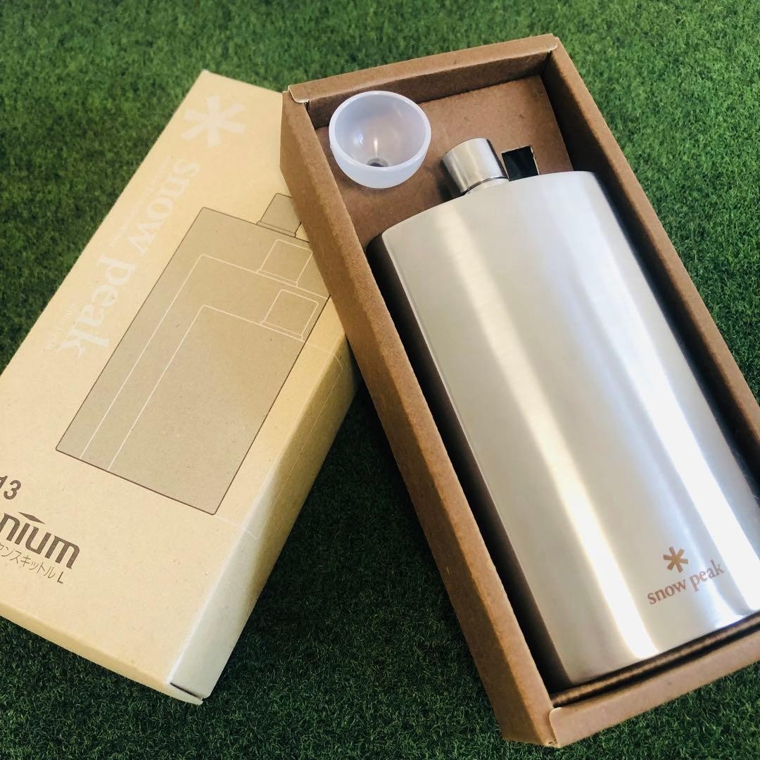 Snow Peak Titanium Flask L T-013 Discontinued Rare Unused Item