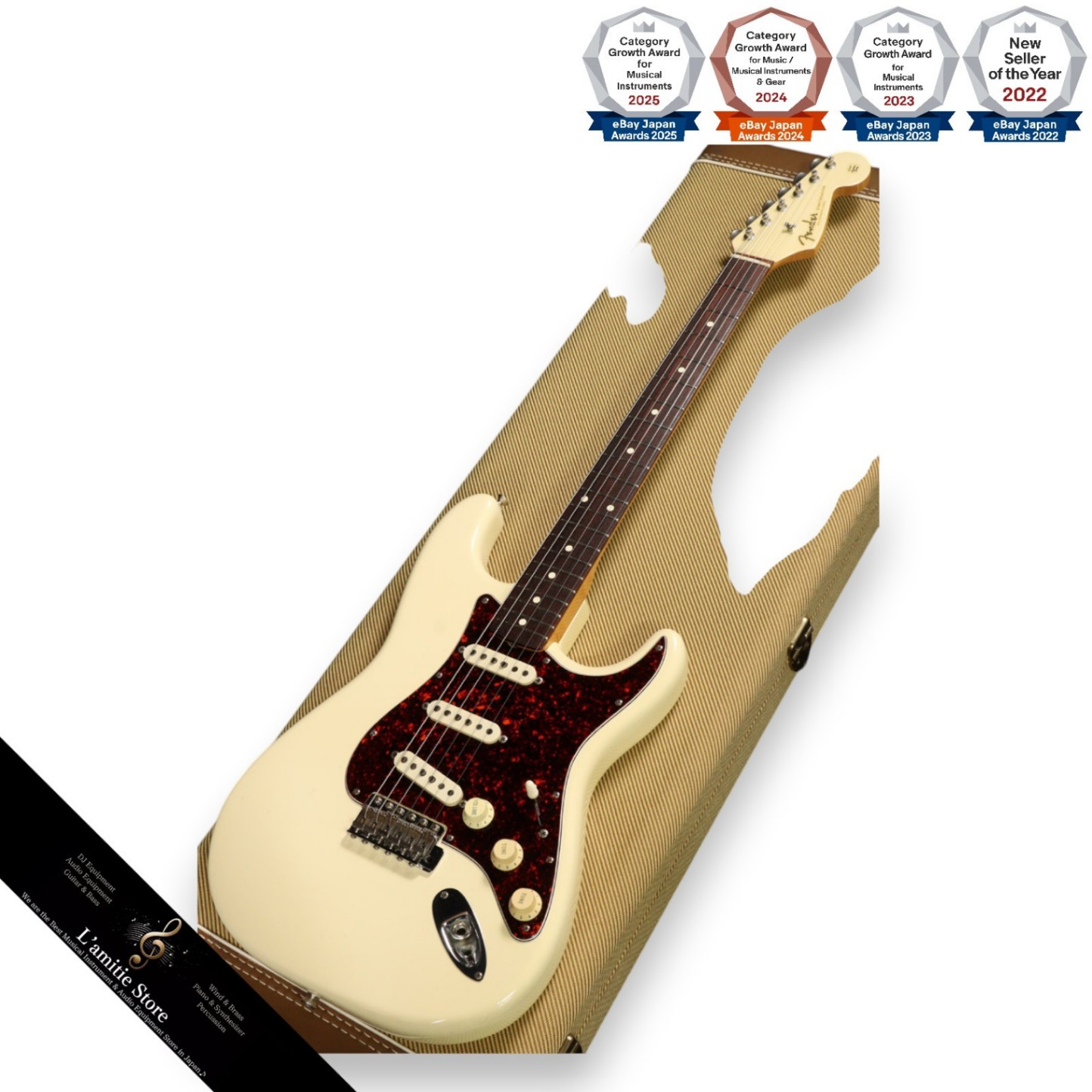 Fender Custom Shop 1960 Stratocaster Olympic White Alder Body
