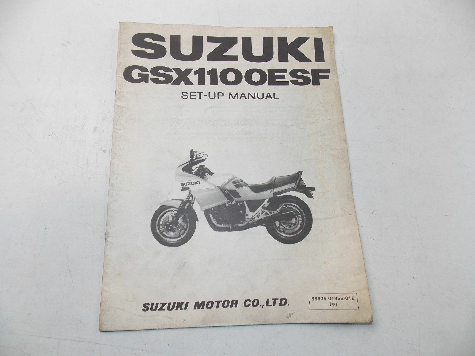 OEM GENUINE 1984 SUZUKI GSX1100-ESF DEALER SETUP MANUAL ENGLISH  99505-01355-01E