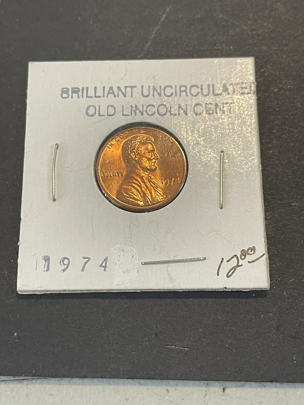 1974 P Lincoln Memorial  Cent Uncirculated BU RED X1236