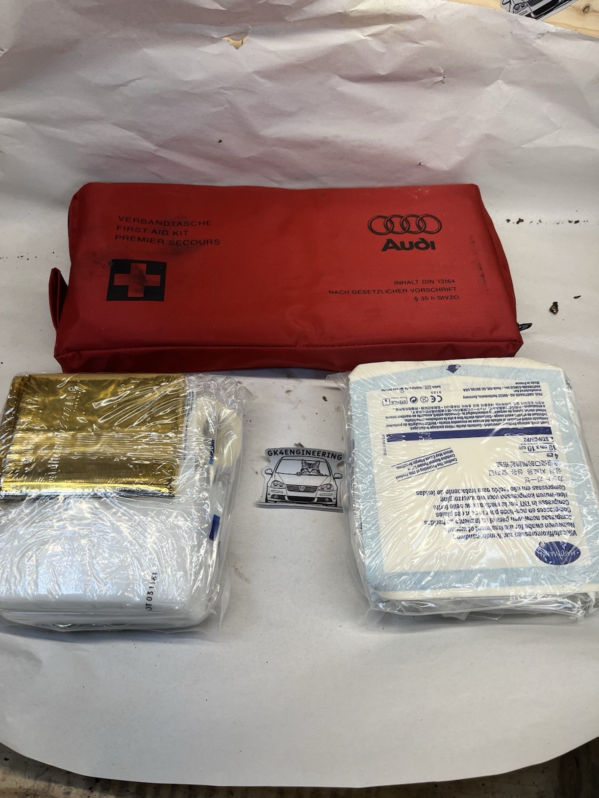 Audi OEM C5 A6 B5 A4 S4 Allroad First Aid Kit 4B0860281 4B0 860 281