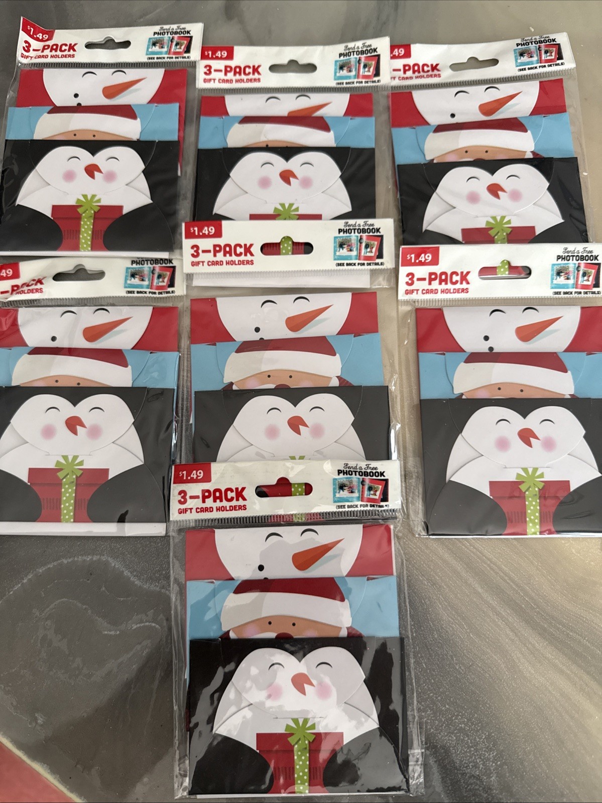 3 Pack Gift Card Holders