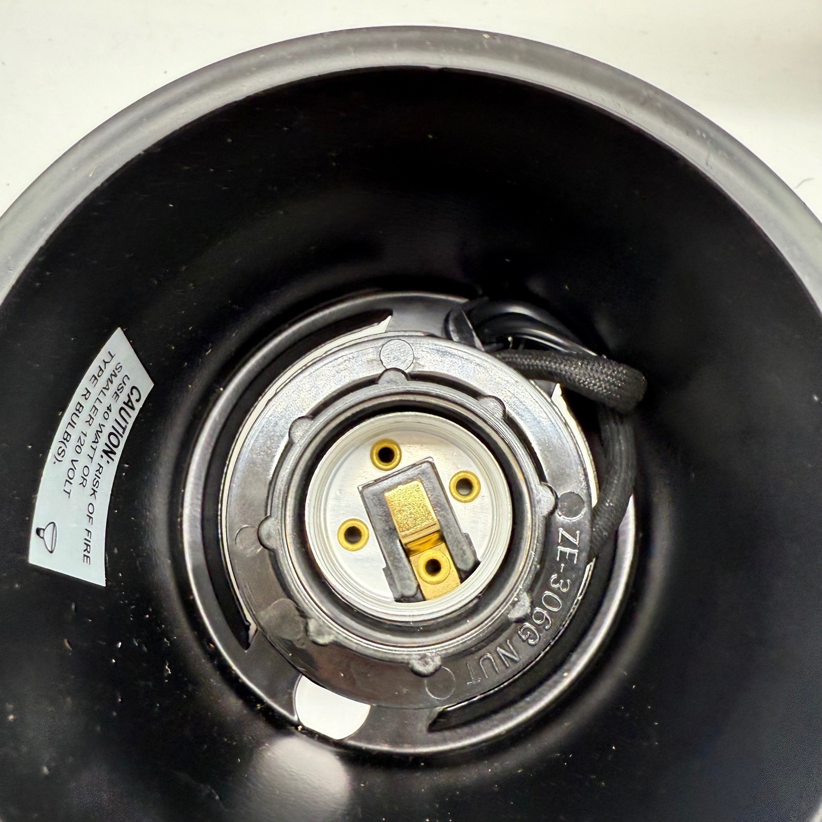 Portable Cabinet Luminaire Light Fixture Under Counter Black New set of 3