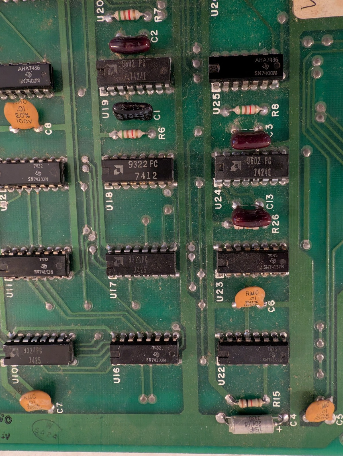 Vintage 1970s Wangco Disk Test Board