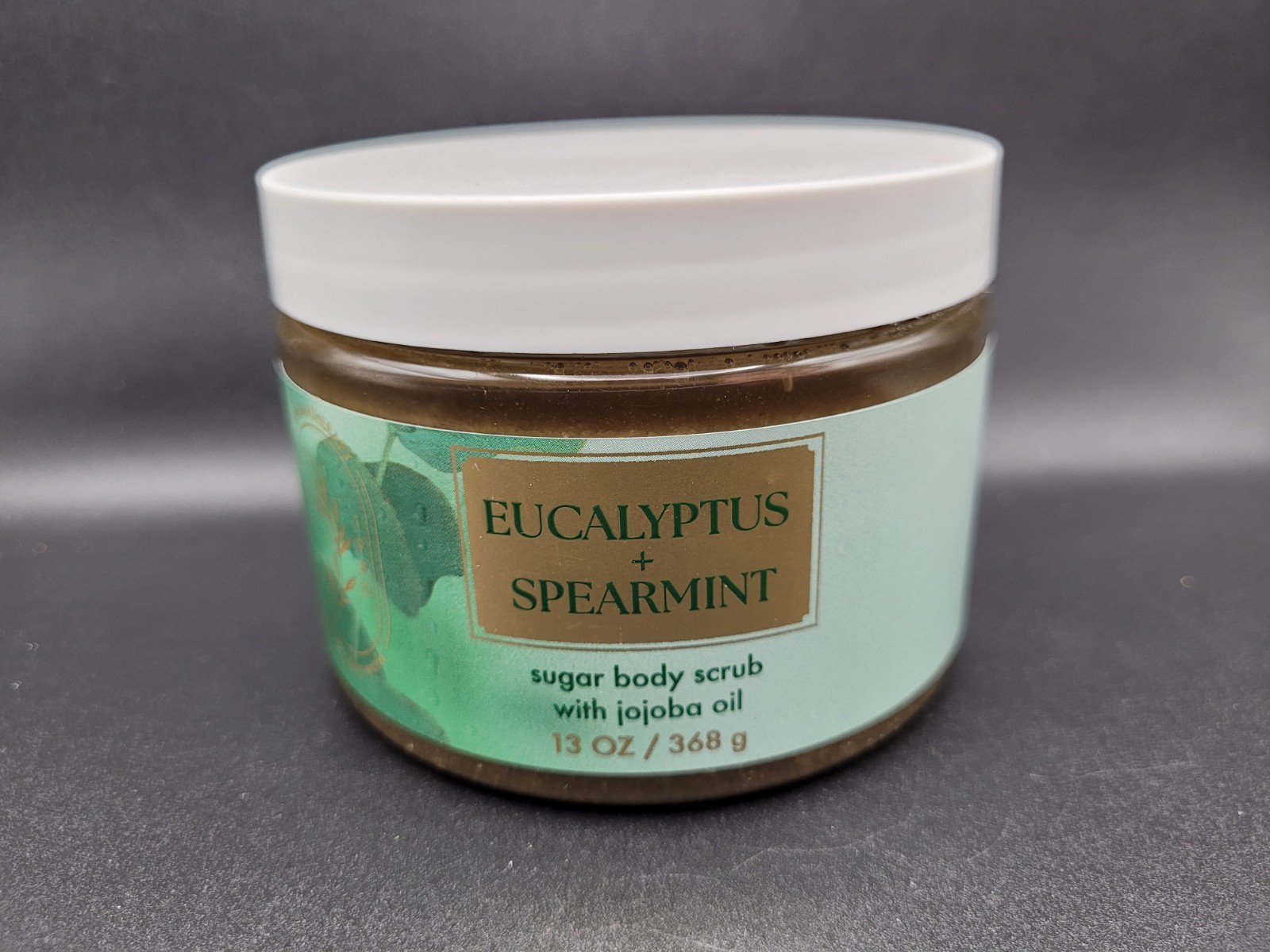 ALL NEW Eucalyptus Spearmint Sugar Body Scrub Jojoba 13 oz Bath & Body Works