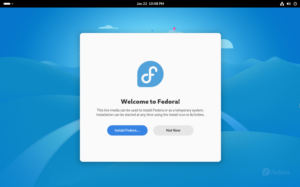 Fedora 41 (64bit) 64GB USB Drive Linux GNOME Bootable Live or Install FREE SHIP