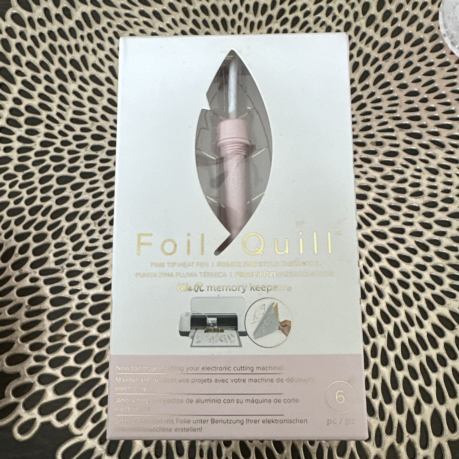 NEW! We R Memory Keepers Foil Quill Fine Tip Heat Pen - Pink