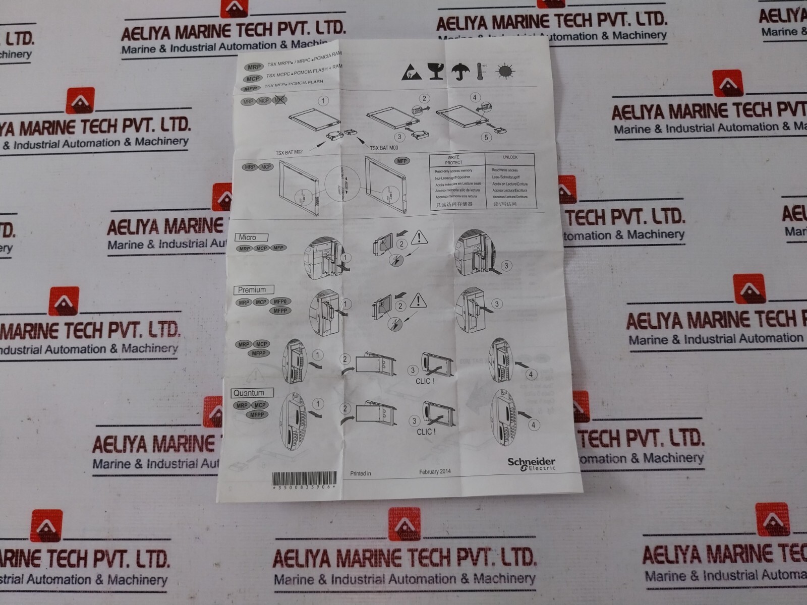 Schneider Electric TSXMFPP128K Memory Card for PLC