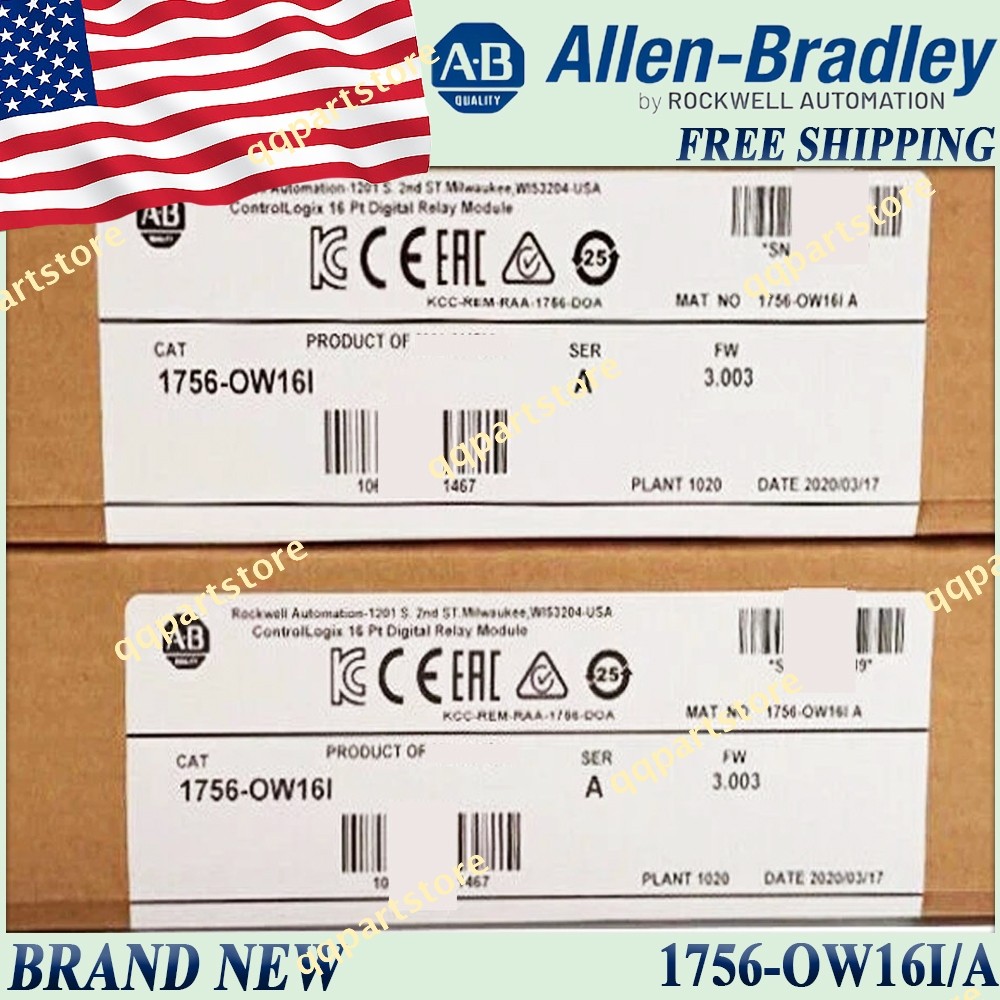 AB 1756-OW16I/A ControlLogix Digital Relay Module FREE SHIP BRAND New