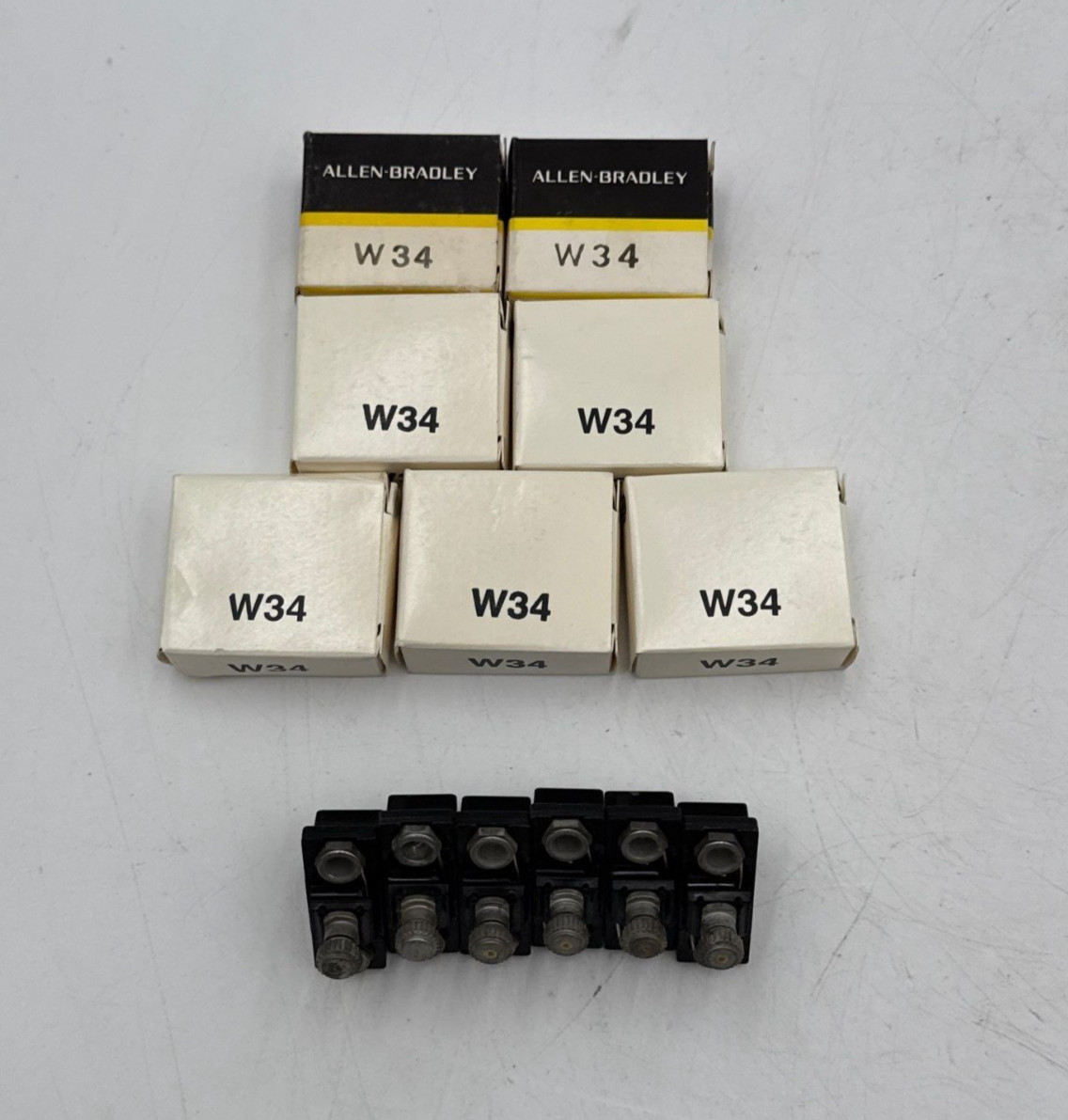 13PC Lot Allen Bradley W34 Thermal Overload Relay Heater W-34 1.80A Element Unit