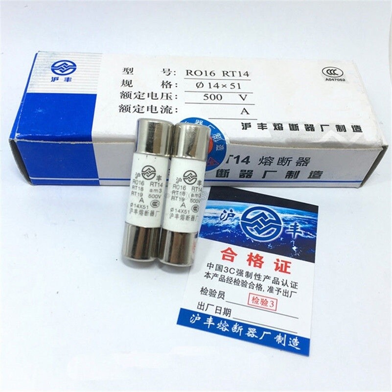 20Pcs 1A 500V 14X51MM R016 For RT18 RT14 New Ceramic Fuse ck