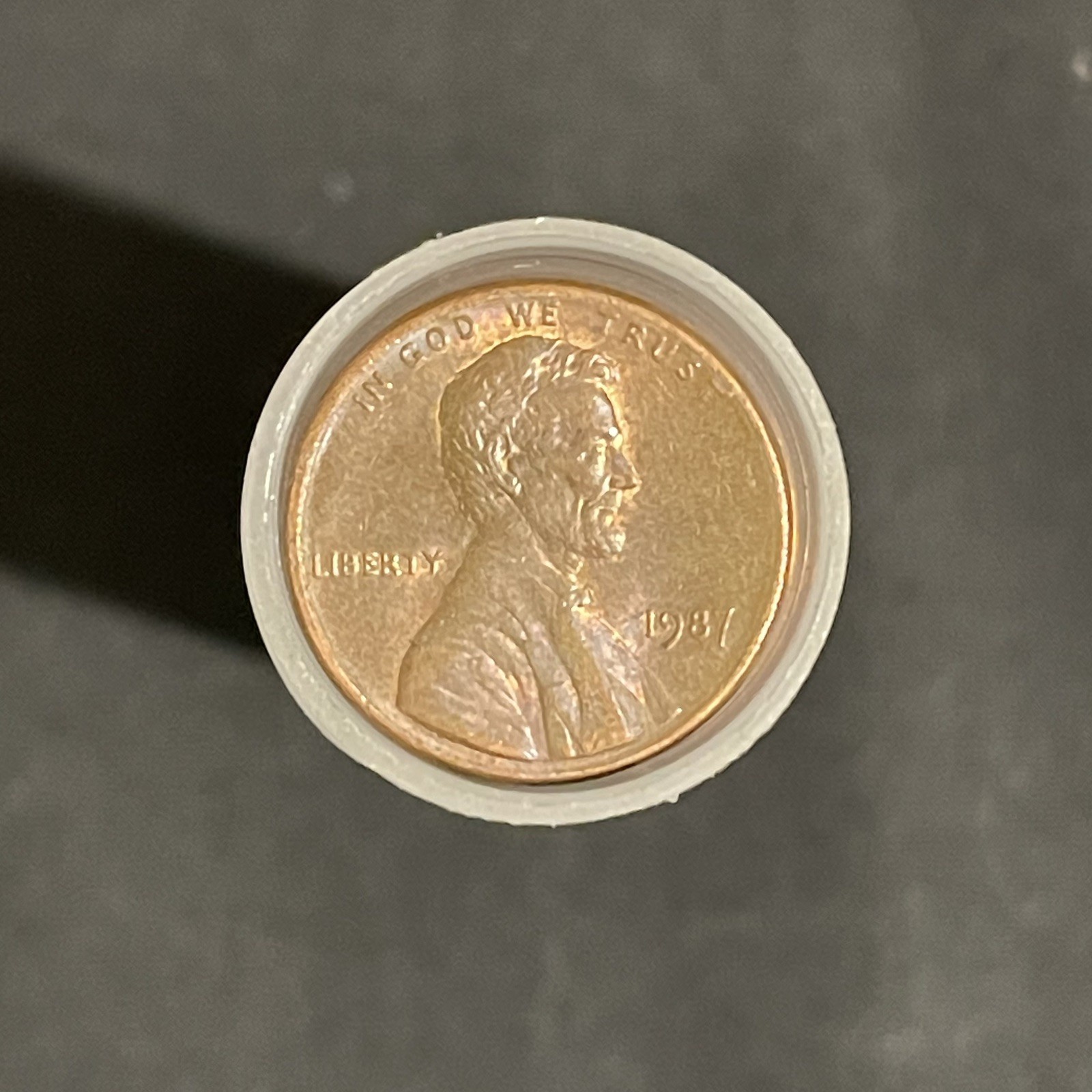 1987 P Lincoln Memorial Cent ZINC (CIRCULATED) READ!