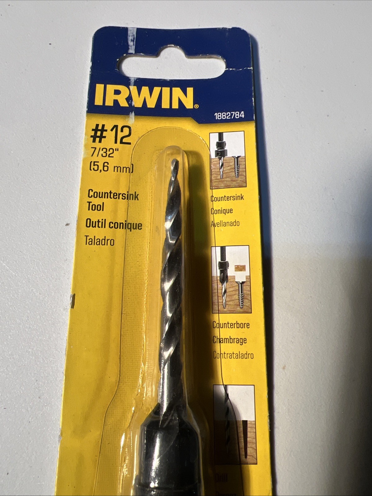Irwin #12 Tapered Countersink Tool - 1882784 7/32"