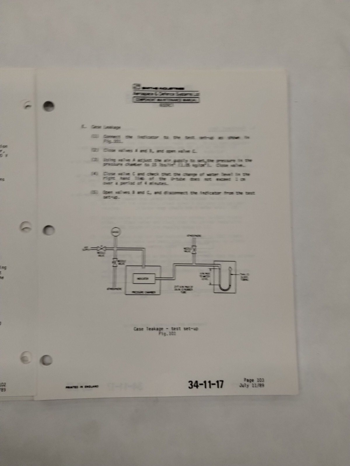 Smiths Industries Vertical Speed Indicator Component Maintenance Illust. Parts