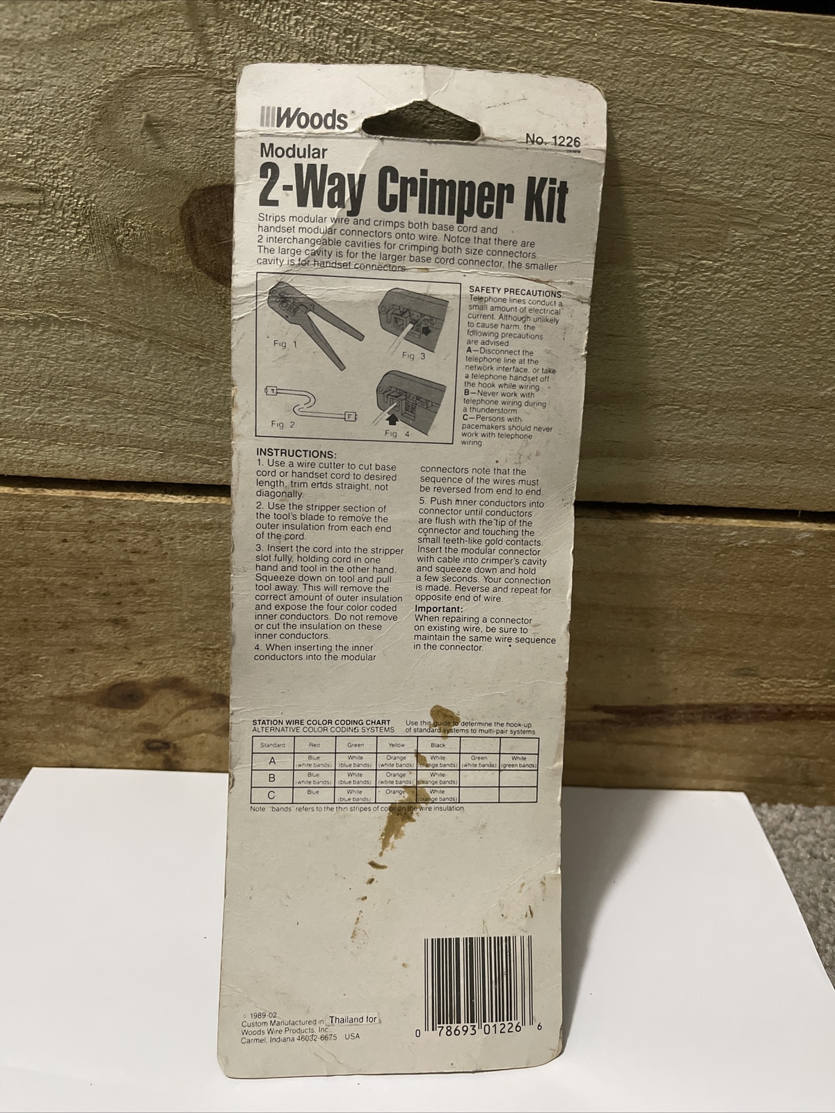 Woods Modular 2 Way Crimper Kit Phone Tools