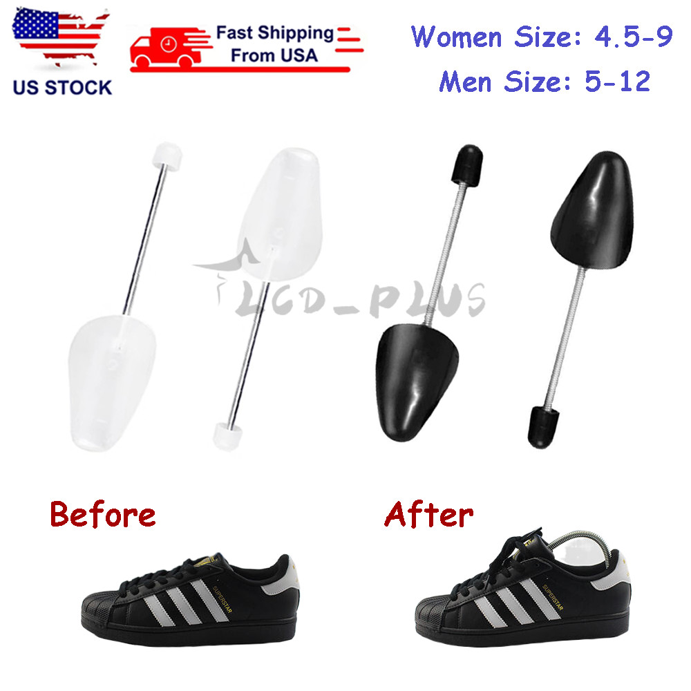 1 Pair Adjustable Shoe Support Shapers Plastic Keepers Stretcher Tree Men Women