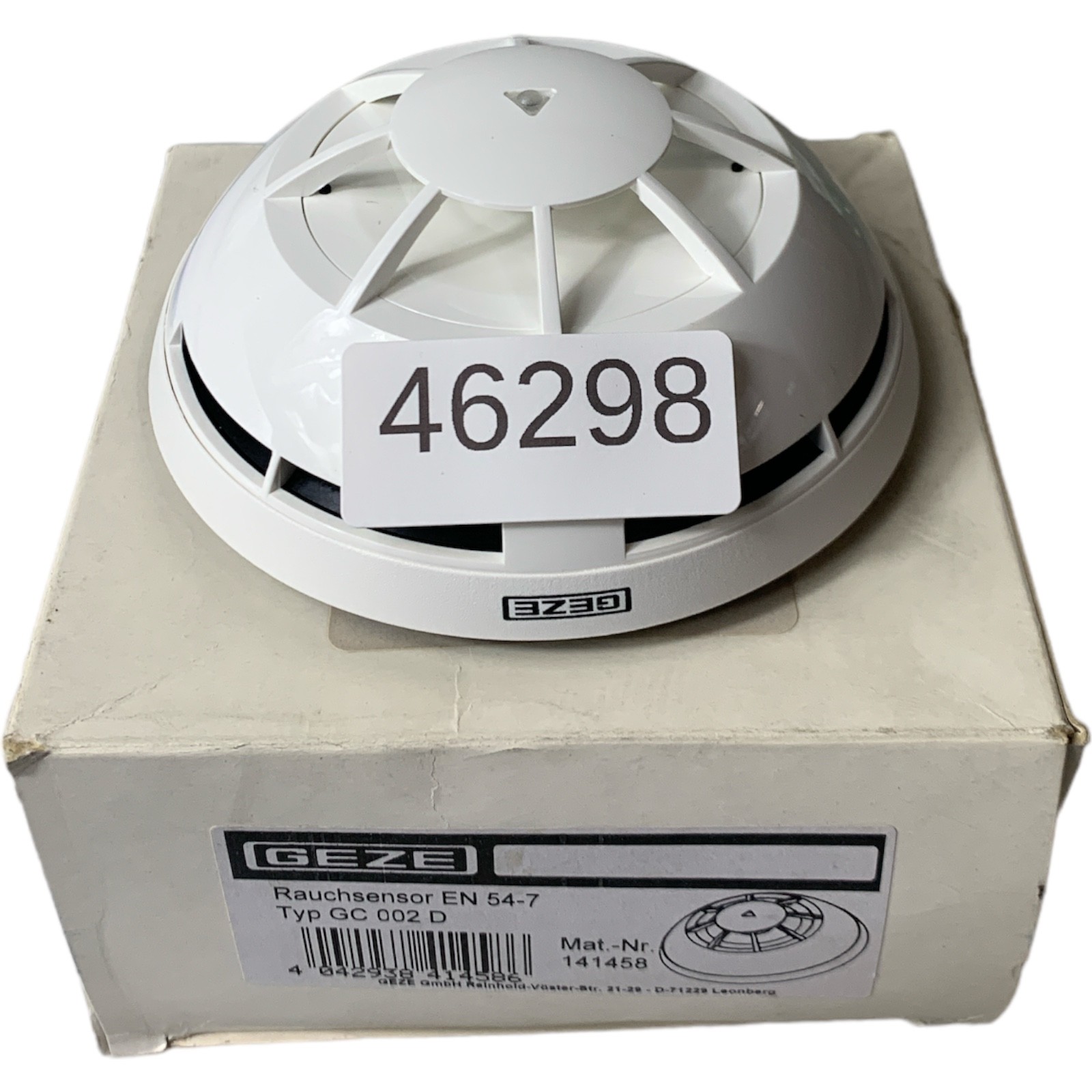 GEZE GC 002 D smoke detector smoke sensor en 54-7 141458