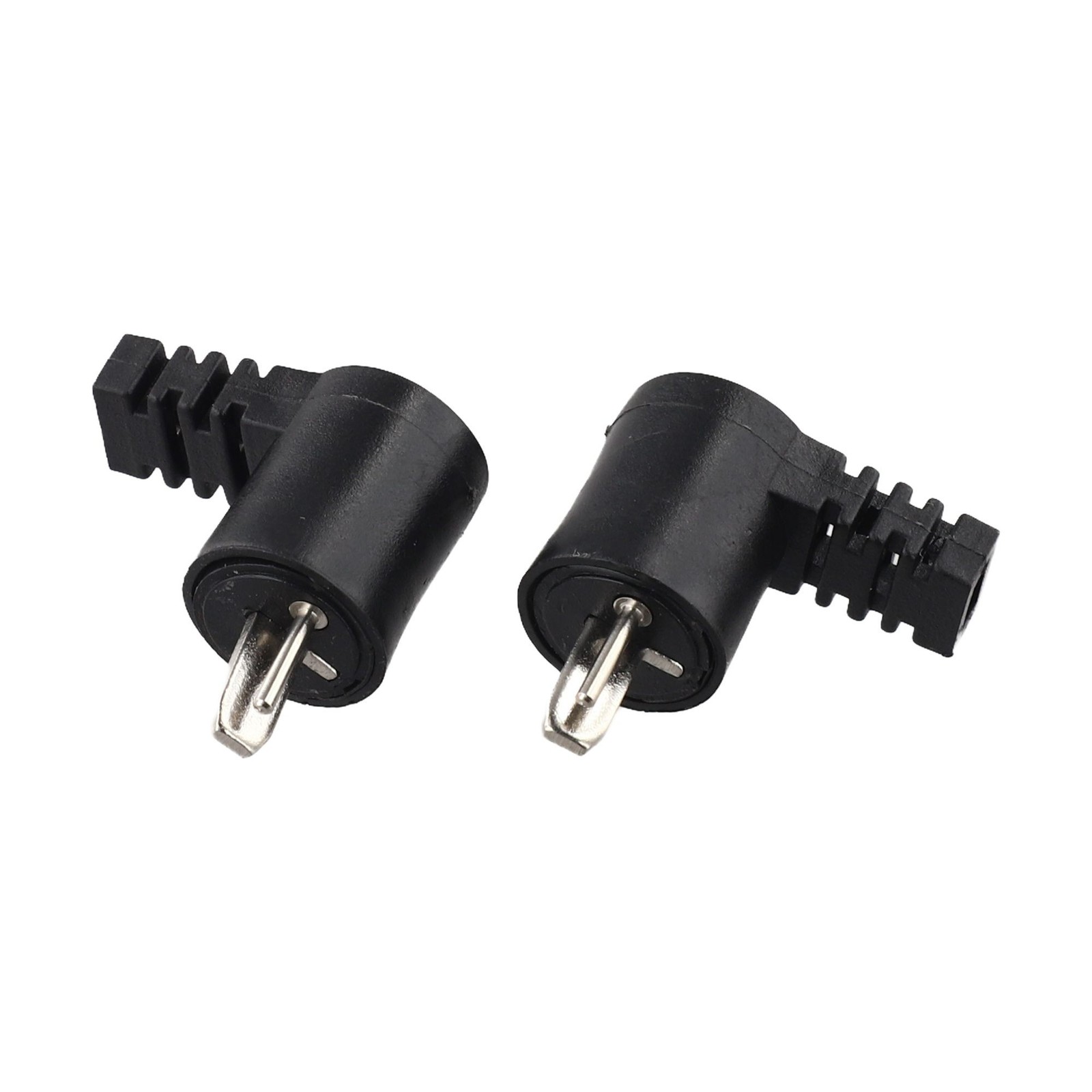 High Quality Connector 2-pin 1 Pair 2 Pcs AC 220V Audio Bend