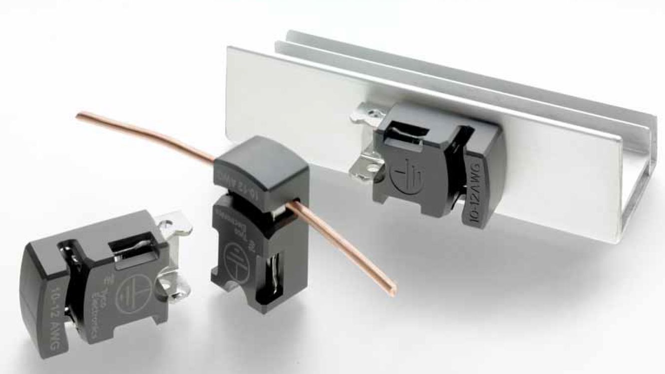 (1) QTY TYCO SOLKLIP SOLAR GROUNDING CLIP 1954381-1 #10-32 SCREW -FREE SHIPPING!