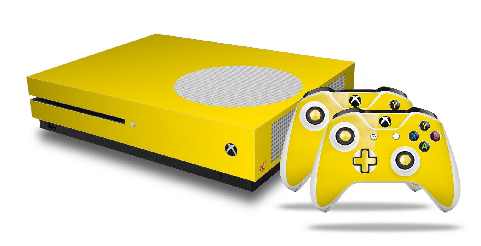 Skin XBOX One S Console Controller Solids Collection Yellow