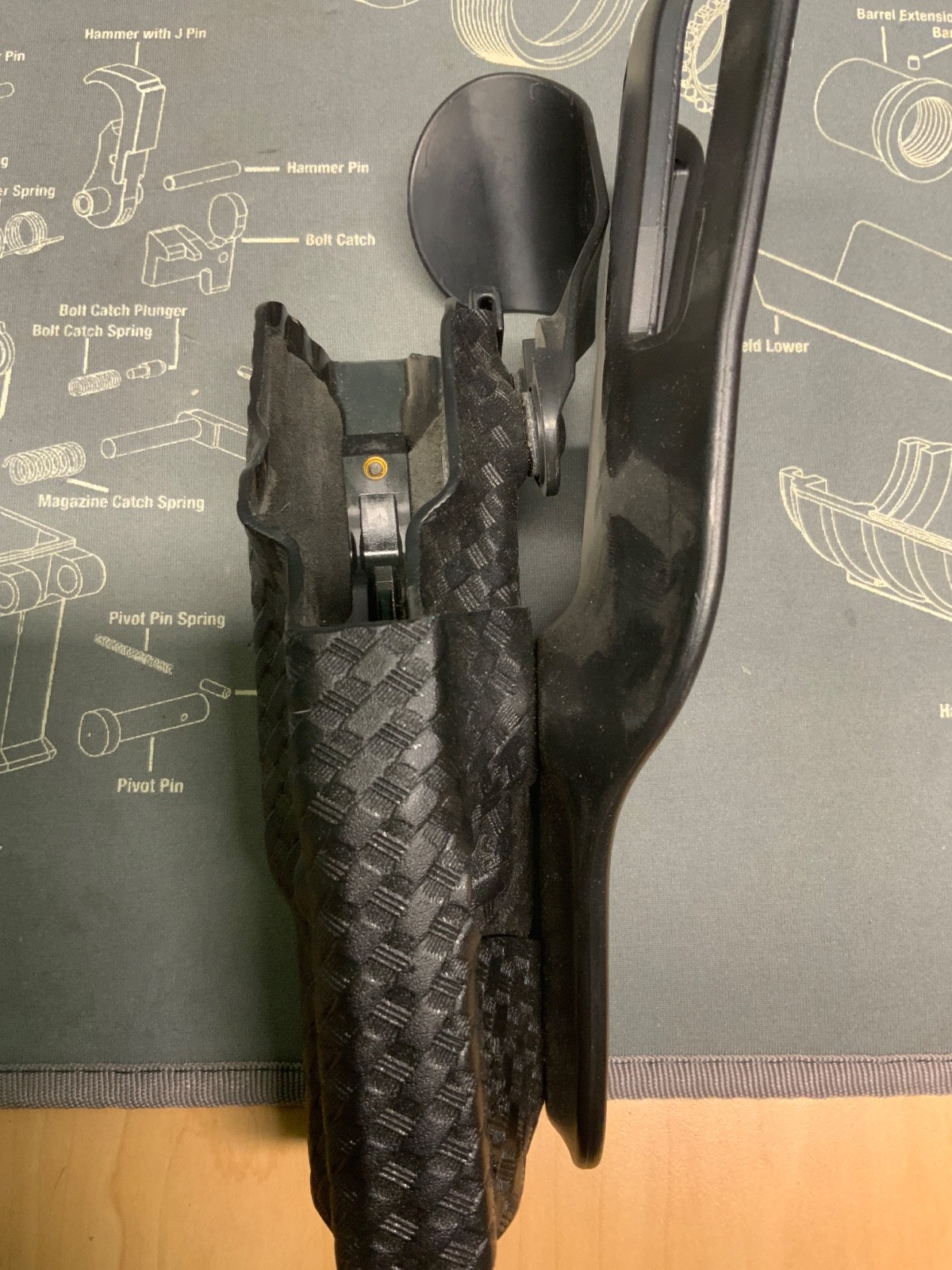 Safariland Basketweave Duty Holster 6325-148 Springfield XD LH
