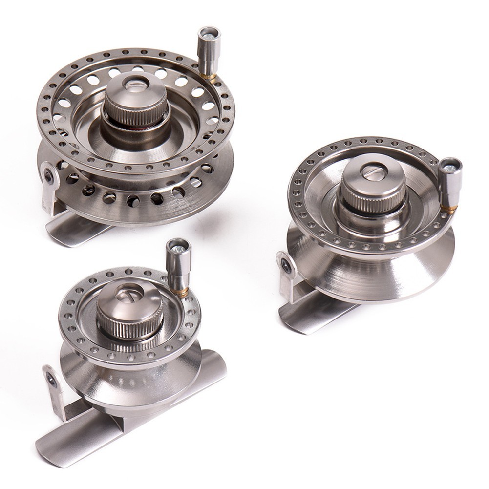 Long Lasting Aluminum Alloy Ice Fishing Reel Right Hand Fly Fishing Reel
